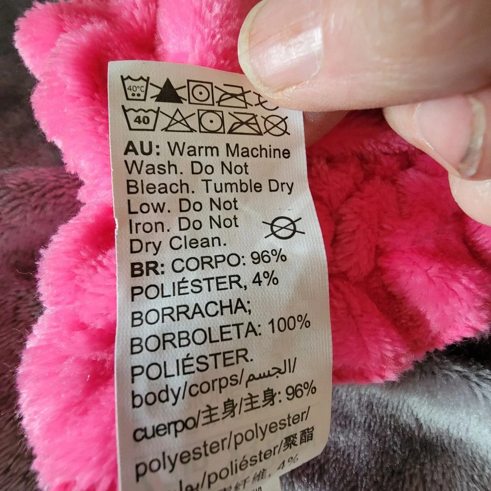 Barbie x Miniso Spa Headband Womens OS Hot Pink Excellent Plush Bow Skincare